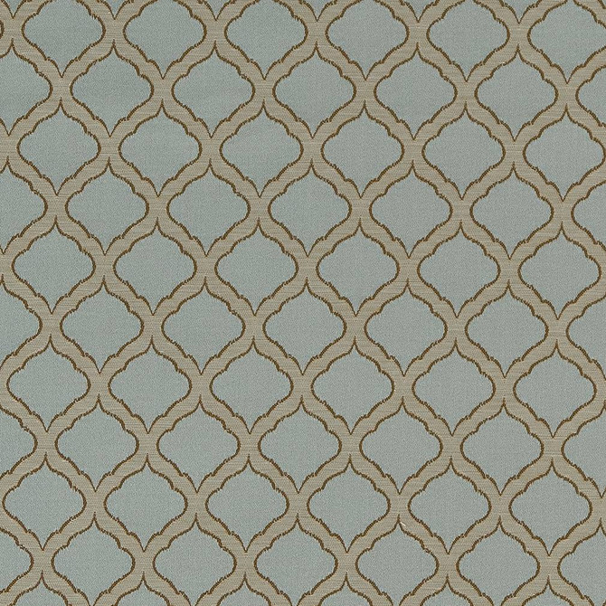 Charlotte Fabric D1533 Seaglass Ogee Elegant Damasks 100% Woven Polyester Turkey Exceeds 50,000 Wyzenbeek Rubs (Heavy Duty) </p><p>Repeat: Horizontal: 2" x Vertical: 2" 54 Inches - My Fabric Connection -