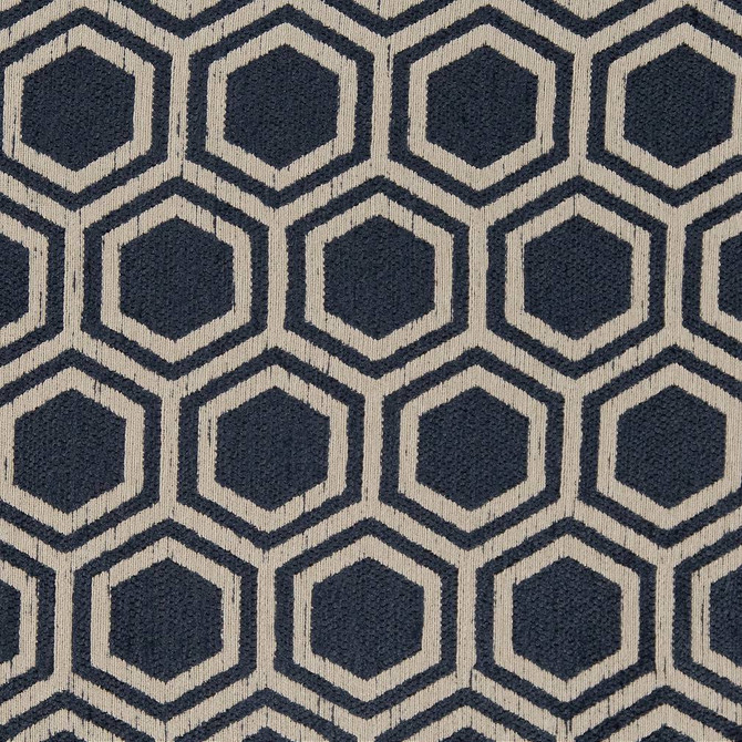 Charlotte Fabric D1636 Indigo Eco Patterns 100% Polypropylene Made In USA Exceeds 60,000 Wyzenbeek Rubs (Heavy Duty) </p><p>Repeat: Horizontal: 4" x Vertical: 7" 54 Inches - My Fabric Connection -