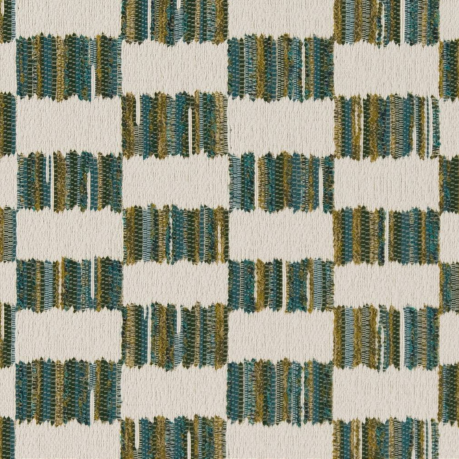 Charlotte Fabric D1639 Lagoon Eco Patterns 100% Polypropylene Made In USA Exceeds 60,000 Wyzenbeek Rubs (Heavy Duty) </p><p>Repeat: Horizontal: 4.5" x Vertical: 2.5" 54 Inches - My Fabric Connection -