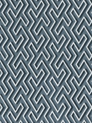 Scalamandre Fabric Maze Velvet Thunder SC272370004 PACIFICA 68% COTTON 32% LINEN BELGIUM HEAVY DUTY Horizontal: 10.75" and Vertical: 6.75" 54 - My Fabric Connection -