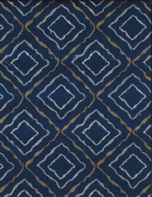 Norbar Fabric Serene Bronze White 5 GALLERY 60% COTTON 40% LINEN INDIA 8 7/8"V 4"H 52" - My Fabric Connection -
