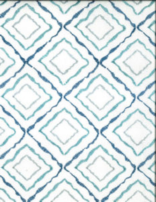 Norbar Fabric Serene Navy Blue 1 GALLERY 60% COTTON 40% LINEN INDIA 8 7/8"V 4"H 52" - My Fabric Connection -