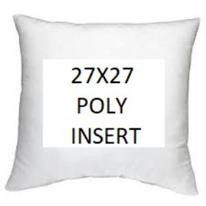 Norbar Fabric 27X27 Poly Insert PILLOW INSERT 100% POLY SHELL & FILL US - My Fabric Connection -