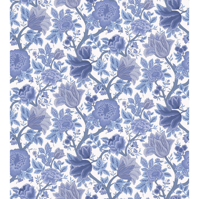 Cole & Son Wallcovering Midsummer Bloom Hyacinth COLE & SON PEARWOOD PAPER - 100% United Kingdom Horizontal: 27 and Vertical: 30 27 - My Fabric Connection -