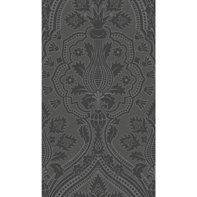 Cole & Son Wallcovering Pugin Palace Flock Charc COLE & SON PEARWOOD PAPER - 100% United Kingdom Horizontal: 20.5 and Vertical: 35.4 20.5 - My Fabric Connection -