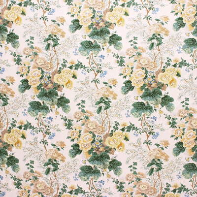 Lee Jofa Fabric Althea Cotton P Citron - COTTON - 100% Thailand HEAVY Horizontal: 26 and Vertical: 32 51 - My Fabric Connection -