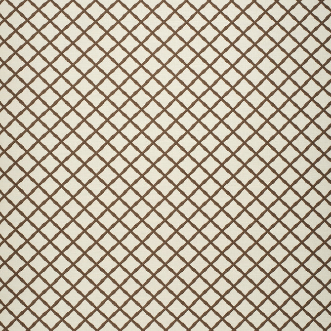 Lee Jofa Fabric Bamboo Trellis Brown Fabric LINEN - 67%;COTTON - 33% United Kingdom HEAVY </p><p>Repeat: H: 2.36, V: 2.36 53.15 - My Fabric Connection -