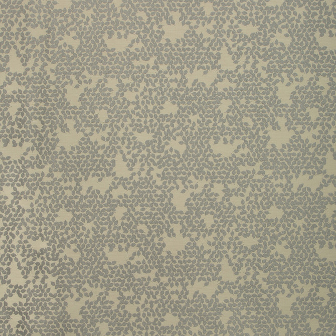Kravet Contract Fabric Dancing Leaves Silver GIS CRYPTON RECYCLED POLYESTER - 71%;POLYESTER - 29% United States HEAVY Horizontal: 29.063 and Vertical: 29.625 55 - My Fabric Connection -
