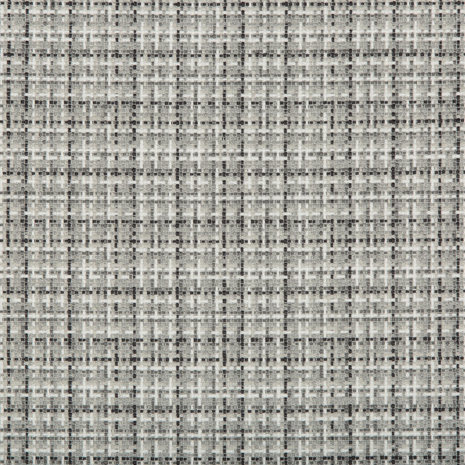 Kravet Basics Fabric Checkerton Graphite BERMUDA COTTON - 89%;POLYESTER - 11% India HEAVY Horizontal: 2.14 and Vertical: 2.3 54 - My Fabric Connection -
