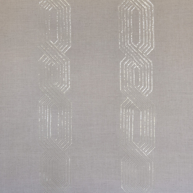 Kravet Couture Fabric Metalwork Shell WINDSOR SMITH NAILA POLYESTER - 83%;SPUN POLYESTER - 6%;VISCOSE - 6%;PLASTIC - 5% India LIGHT Horizontal: 12.5 and Vertical: 15.74 51 - My Fabric Connection -