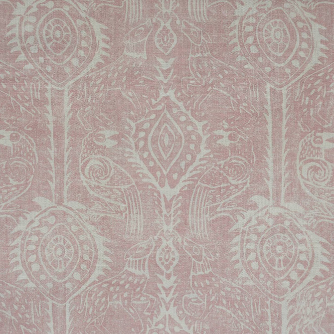 Lee Jofa Fabric Beasties Pink BLITHFIELD LINEN - 100% United Kingdom - Horizontal: 42.5 and Vertical: 21 54 - My Fabric Connection -