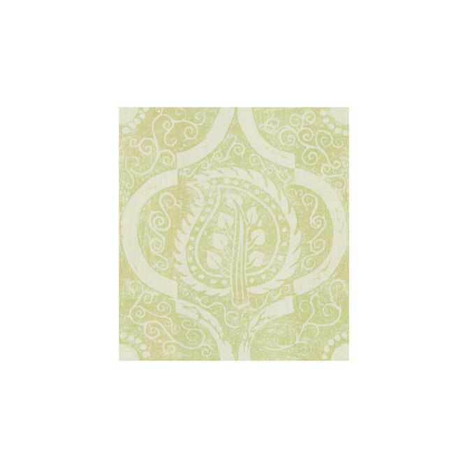 Lee Jofa Fabric Persian Leaf Lime BLITHFIELD LINEN - 100% United Kingdom - Horizontal: 21 and Vertical: 23 53.5 - My Fabric Connection -