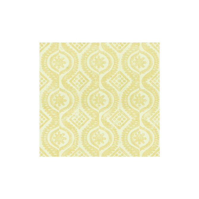 Lee Jofa Fabric Damask Yellow BLITHFIELD LINEN - 100% United Kingdom Horizontal: 23 and Vertical: 22 53.5 - My Fabric Connection -