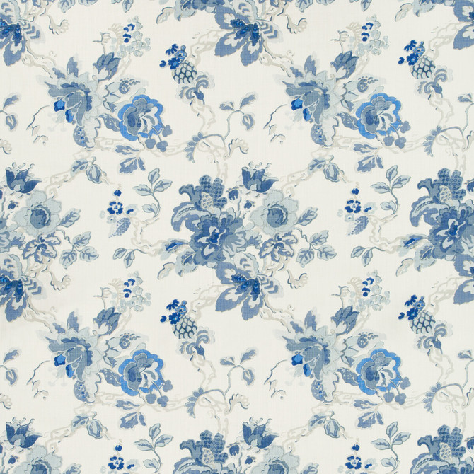 Lee Jofa Fabric Parnham Azure BLITHFIELD LINEN - 100% United Kingdom HEAVY Horizontal: 25.25 and Vertical: 28 51.5 - My Fabric Connection -