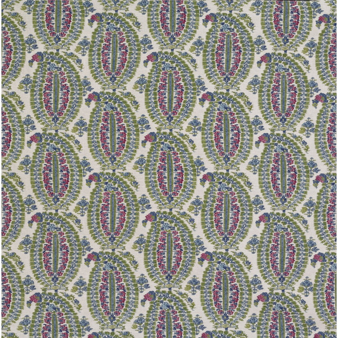 Lee Jofa Fabric Anoushka Pink/Blue BLITHFIELD LINEN - 51%;COTTON - 49% Italy MEDIUM Horizontal: 13.39 and Vertical: 20.08 53.54 - My Fabric Connection -