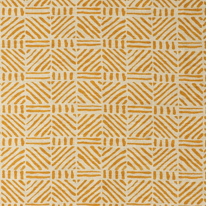Lee Jofa Fabric Linwood Tangerine BLITHFIELD LINEN - 100% United Kingdom MEDIUM Horizontal: 17.3 and Vertical: 11.5 52.8 - My Fabric Connection -