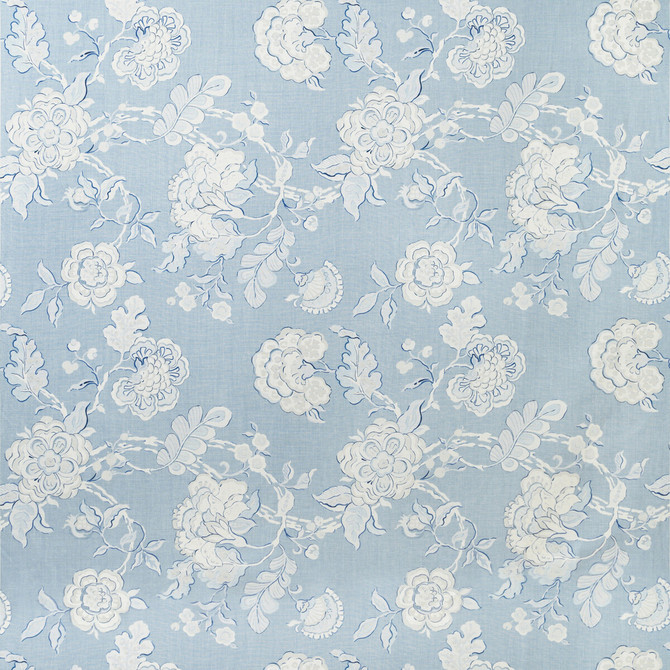 Lee Jofa Fabric Somerset Sky Fabric LINEN - 100% Thailand MEDIUM </p><p>Repeat: H: 26.97, V: 26.97 54 - My Fabric Connection -