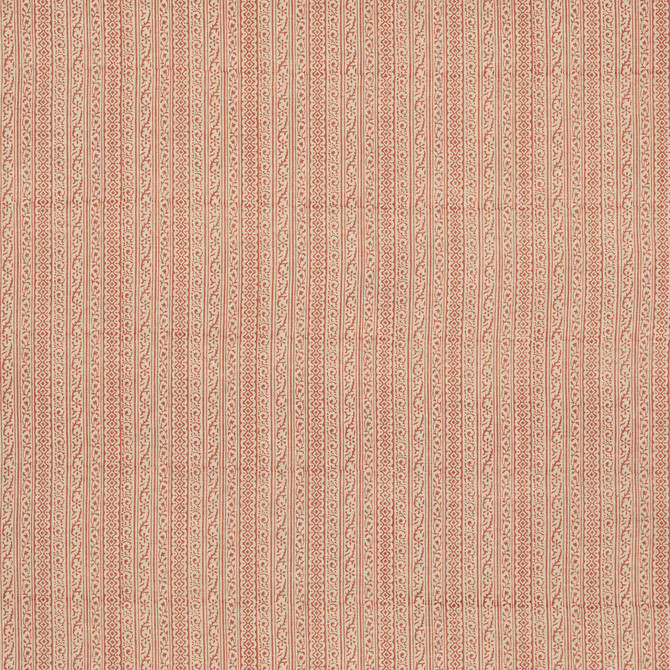 G P & J Baker Fabric Cherbury Red COROMANDEL SMALL PRINTS LINEN - 100% India Horizontal: 2.955 and Vertical: 5.91 53.978 - My Fabric Connection -