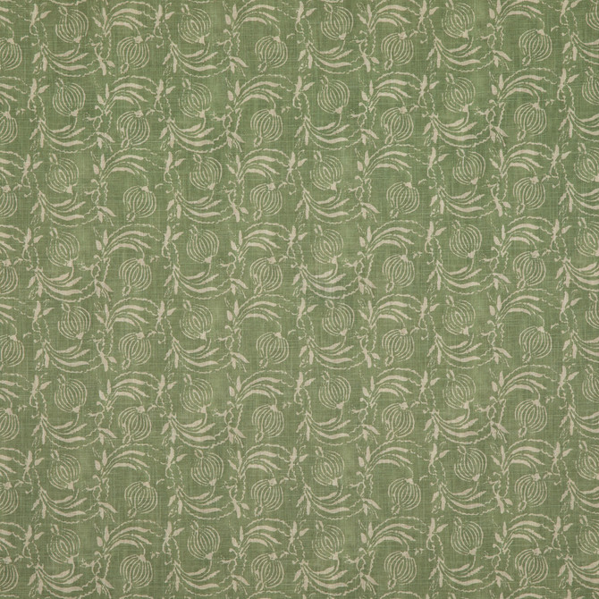 G P & J Baker Fabric Pomegranate Green COROMANDEL SMALL PRINTS VISCOSE - 67%;LINEN - 33% United Kingdom - Horizontal: 7.7618 and Vertical: 17.336 54.372 - My Fabric Connection -