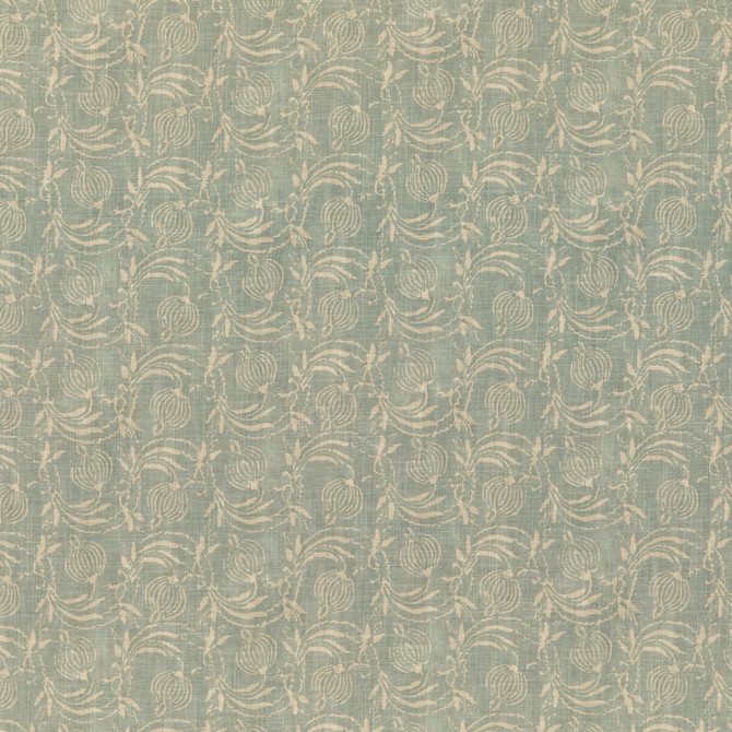 G P & J Baker Fabric Pomegranate Aqua Fabric VISCOSE - 67%;LINEN - 33% United Kingdom </p><p>Repeat: H: 7.7618, V: 17.336 54.372 - My Fabric Connection -