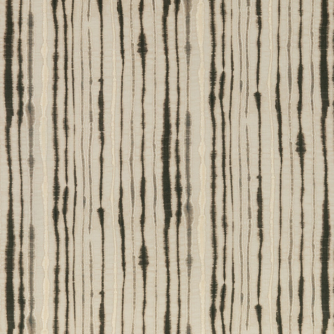 Threads Fabric Linear Charcoal NALA PRINTS LINEN - 100% Austria Horizontal: 29.55 and Vertical: 19.7 58.706 - My Fabric Connection -