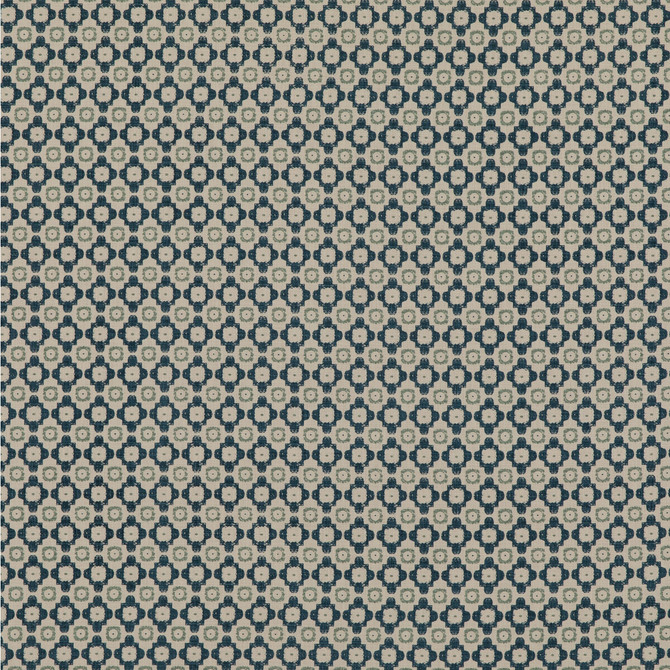 Threads Fabric Ambit Indigo NALA PRINTS COTTON - 100% India Horizontal: 1.379 and Vertical: 1.576 53.19 - My Fabric Connection -