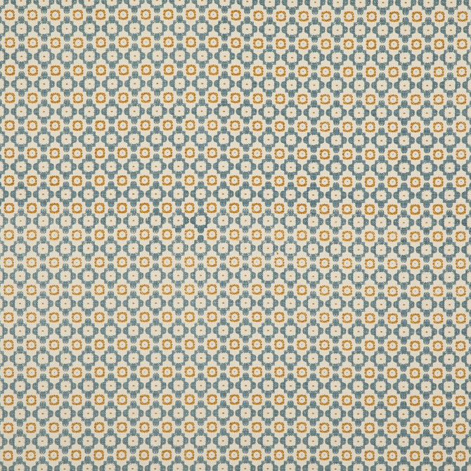 Threads Fabric Ambit Teal Fabric COTTON - 100% India </p><p>Repeat: H: 1.379, V: 1.576 53.19 - My Fabric Connection -