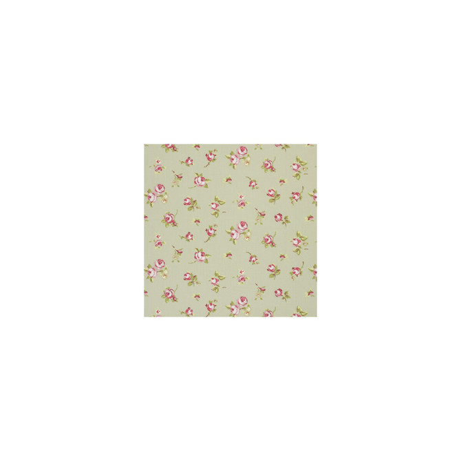 Clarke And Clarke Fabric Rosebud Sage CLARKE & CLARKE VINTAGE CLASSICS COTTON - 100% United Kingdom MEDIUM Horizontal: 13.39 and Vertical: 6.3 54 - My Fabric Connection -