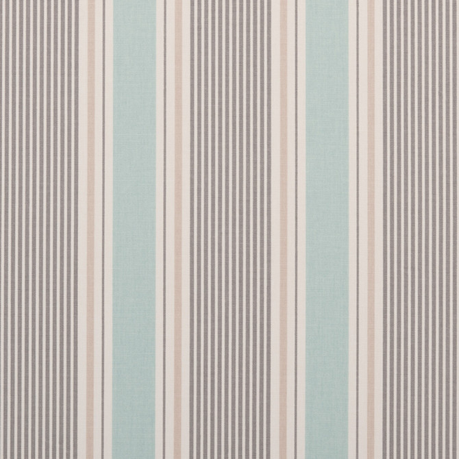 Clarke And Clarke Fabric Sail Stripe Mineral CLARKE & CLARKE MARITIME PRINTS COTTON - 100% United Kingdom MEDIUM Horizontal: 6.89 and Vertical: 0 54 - My Fabric Connection -