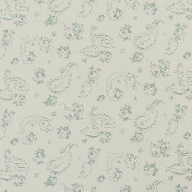 Clarke And Clarke Fabric Evelina Duckegg Fabric LINEN - 100% Turkey MEDIUM </p><p>Repeat: H: 6.81, V: 6.3 55 - My Fabric Connection -