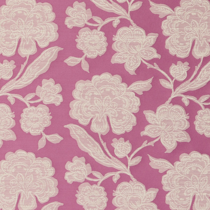 Clarke And Clarke Fabric Downham Raspberry CLARKE & CLARKE RIBBLE VALLEY COTTON - 53%;POLYESTER - 47% India - Horizontal: 9.92 and Vertical: 12.01 54 - My Fabric Connection -
