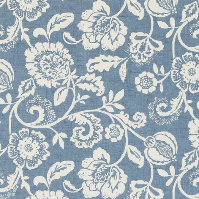 Clarke And Clarke Fabric Eliza Chambray Fabric COTTON - 100% United Kingdom MEDIUM </p><p>Repeat: H: , V: 55.125 - My Fabric Connection -