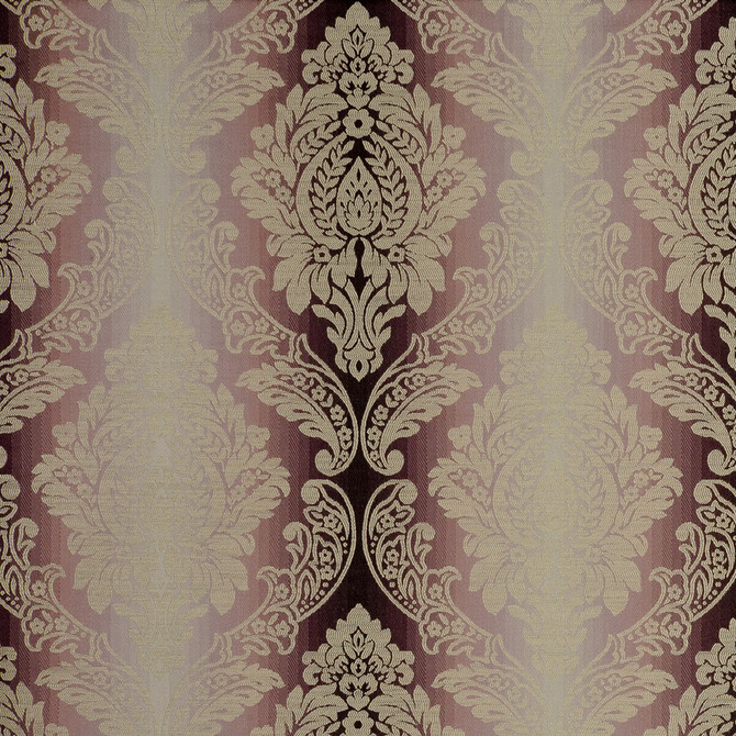 Clarke And Clarke Fabric Ornato Orchid CLARKE & CLARKE PALLADIO POLYESTER - 37%;VISCOSE - 36%;COTTON - 18%;LINEN - 9% Turkey HEAVY Horizontal: 13.78 and Vertical: 22.05 54 - My Fabric Connection -