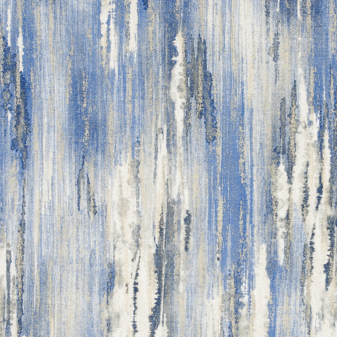 Clarke And Clarke Fabric Latour Indigo Fabric POLYESTER - 75%;VISCOSE - 25% Turkey HEAVY </p><p>Repeat: H: 55.12, V: 39.96 56 - My Fabric Connection -