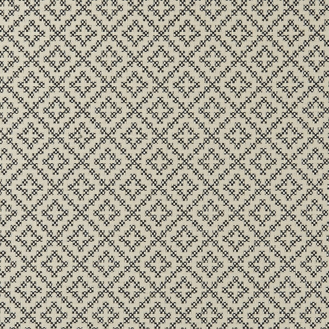 Clarke And Clarke Fabric Bw1021 Black/White CLARKE & CLARKE BLACK + WHITE COTTON - 62%;POLYESTER - 38% Turkey MEDIUM Horizontal: 4.65 and Vertical: 2.28 55 - My Fabric Connection -