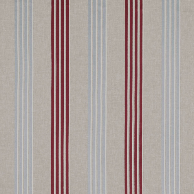 Clarke And Clarke Fabric Wensley Raspberry/Duckegg CLARKE & CLARKE RICHMOND POLYESTER - 77%;COTTON - 23% India MEDIUM Horizontal: 9.33 and Vertical: 0 54 - My Fabric Connection -