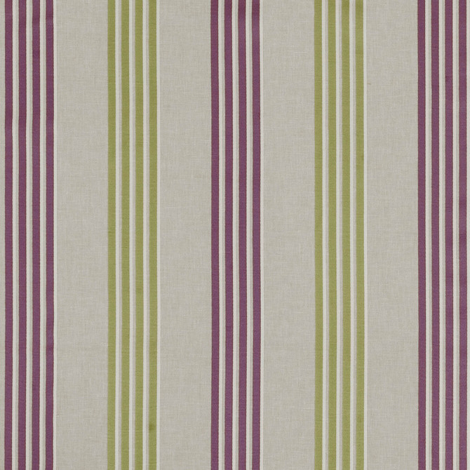Clarke And Clarke Fabric Wensley Violet/Citrus CLARKE & CLARKE RICHMOND POLYESTER - 77%;COTTON - 23% India MEDIUM Horizontal: 9.33 and Vertical: 0 54 - My Fabric Connection -