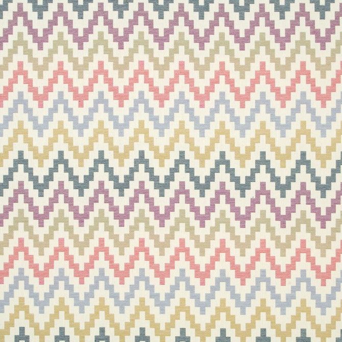 Clarke And Clarke Fabric Klaudia Indigo/Cranberry CLARKE & CLARKE WILDERNESS POLYESTER - 75%;COTTON - 25% India - Horizontal: 3.35 and Vertical: 14.57 51 - My Fabric Connection -