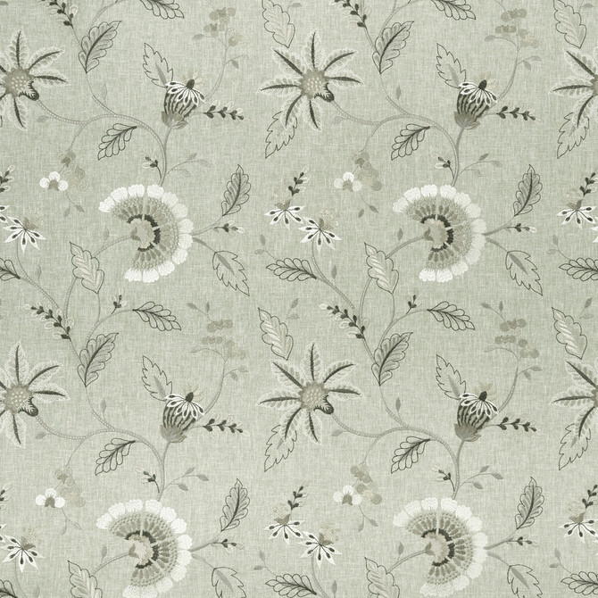 Clarke And Clarke Fabric Delamere Natural Fabric POLYESTER - 52%;COTTON - 48% India </p><p>Repeat: H: 17.05, V: 18.9 54 - My Fabric Connection -
