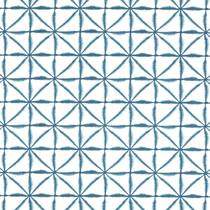 Clarke And Clarke Fabric Nusa Aqua Fabric COTTON - 100% United Kingdom MEDIUM </p><p>Repeat: H: 4.49, V: 4.17 54 - My Fabric Connection -