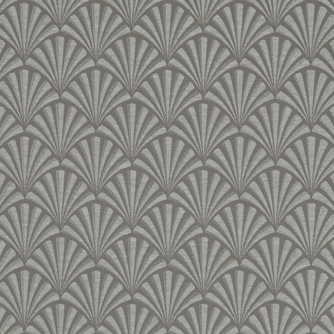 Clarke And Clarke Fabric Chrysler Charcoal CLARKE & CLARKE LUSSO POLYESTER - 74%;COTTON - 26% India - Horizontal: 3.125 and Vertical: 3.125 54 - My Fabric Connection -