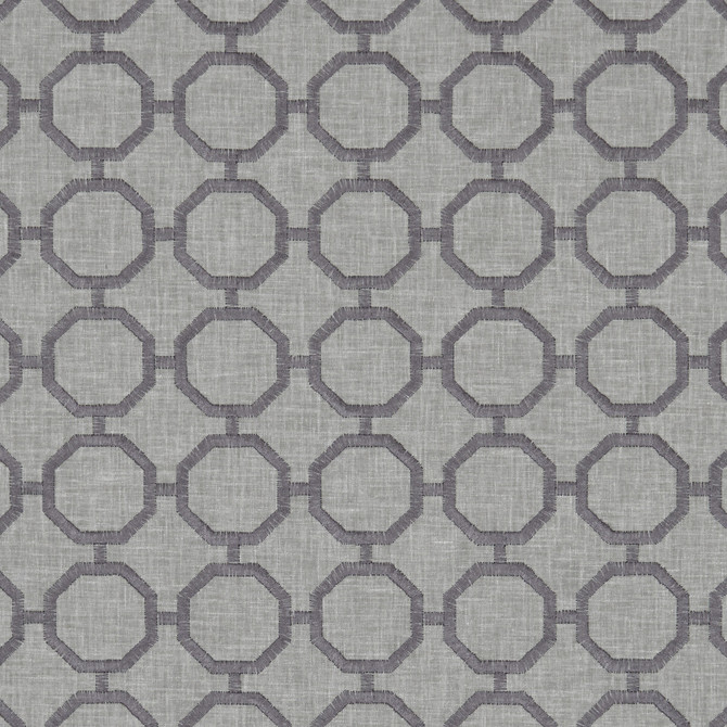 Clarke And Clarke Fabric Glamour Charcoal Fabric POLYESTER - 52%;COTTON - 48% India </p><p>Repeat: H: 2.56, V: 2.56 54 - My Fabric Connection -
