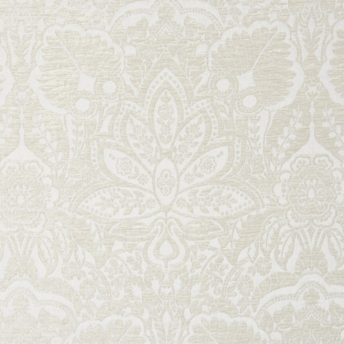 Clarke And Clarke Fabric Waldorf Ivory Fabric POLYESTER - 100% India HEAVY </p><p>Repeat: H: 13.58, V: 26.57 54 - My Fabric Connection -