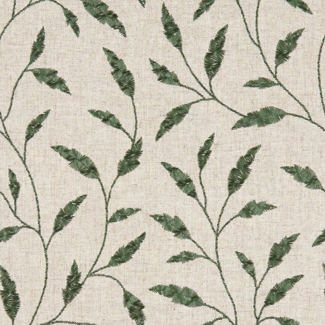 Clarke And Clarke Fabric Fairford Jade CLARKE & CLARKE AVEBURY - India - Horizontal: 12.6 and Vertical: 12.4 54 - My Fabric Connection -