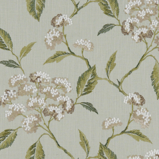 Clarke And Clarke Fabric Summerby Duckegg CLARKE & CLARKE AVEBURY VISCOSE - 75%;LINEN - 25% India - Horizontal: 16.54 and Vertical: 12.4 54 - My Fabric Connection -