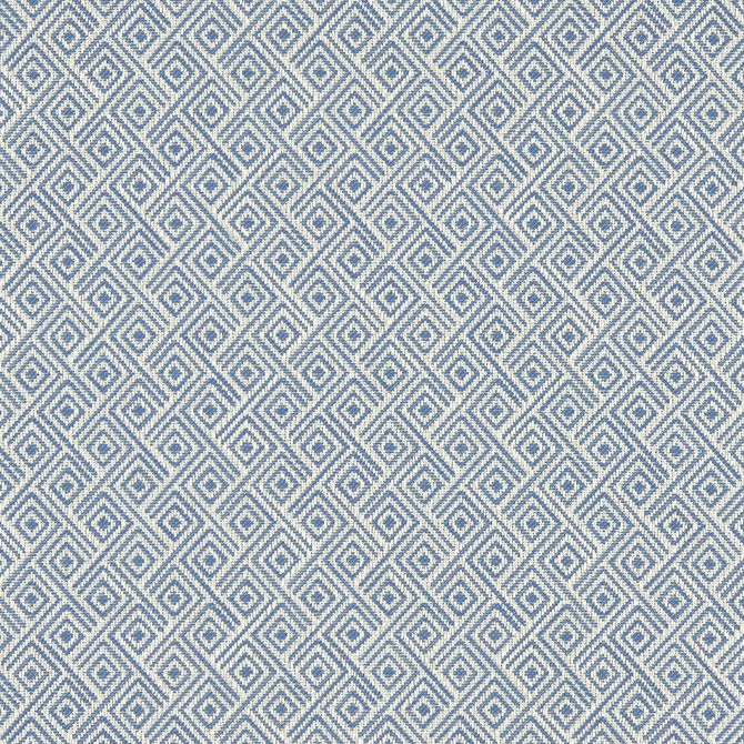 Clarke And Clarke Fabric Rhombus Denim CLARKE & CLARKE EQUINOX COTTON - 62%;POLYESTER - 38% Turkey MEDIUM Horizontal: 1.18 and Vertical: 1.18 54 - My Fabric Connection -