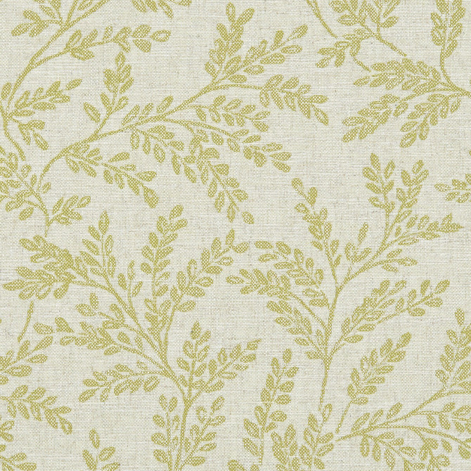Clarke And Clarke Fabric Ferndown Citron CLARKE & CLARKE HERITAGE COTTON - 45%;VISCOSE - 44%;LINEN - 11% Turkey HEAVY Horizontal: 13.78 and Vertical: 15.55 54 - My Fabric Connection -