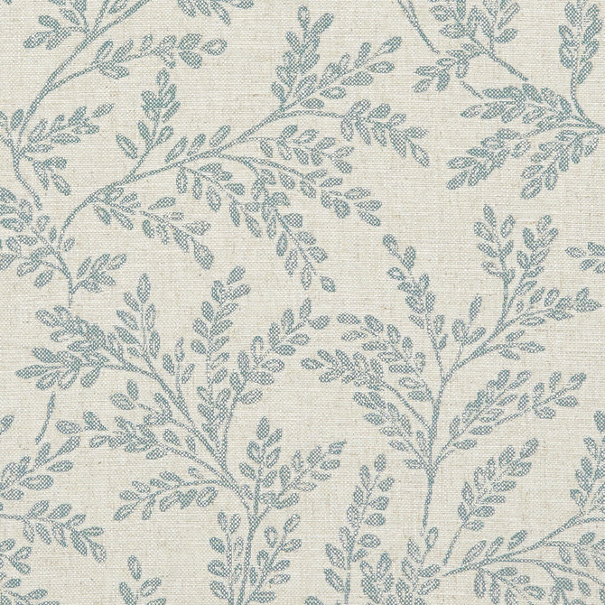 Clarke And Clarke Fabric Ferndown Teal CLARKE & CLARKE HERITAGE COTTON - 45%;VISCOSE - 44%;LINEN - 11% Turkey HEAVY Horizontal: 13.78 and Vertical: 15.55 54 - My Fabric Connection -