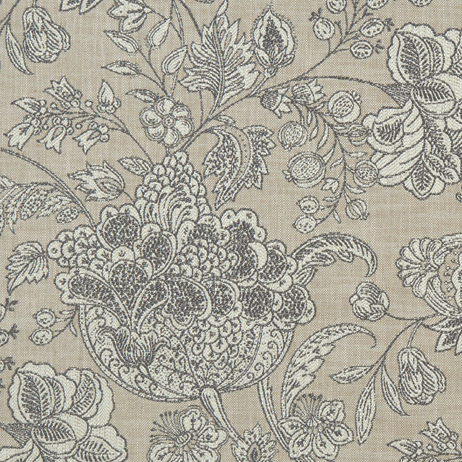 Clarke And Clarke Fabric Woodsford Natural CLARKE & CLARKE HERITAGE COTTON - 45%;VISCOSE - 44%;LINEN - 11% Turkey HEAVY Horizontal: 27.56 and Vertical: 24.92 54 - My Fabric Connection -