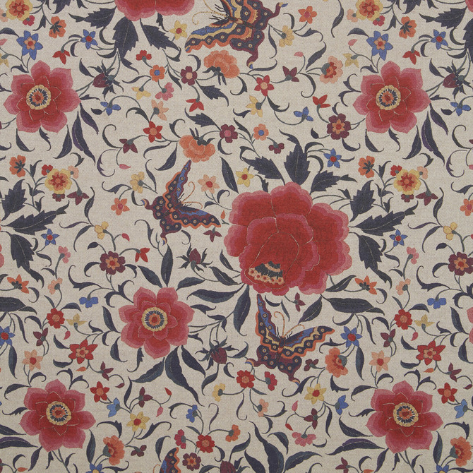 Clarke And Clarke Fabric La Habana Culla Habana Linen CLARKE & CLARKE OASIS WP & FABRIC COTTON - 80%;POLYESTER - 20% Spain MEDIUM Horizontal: and Vertical: 54.375 - My Fabric Connection -